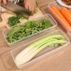Refrigerator Storage Boxes Fresh Box  Scallions Food Container with Lid Cold Crisper Sealed Kitchen Fresh Fruit Fridge Organizer