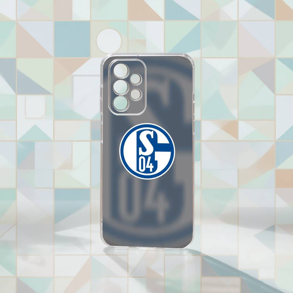 

S-Schalke 04-PC Phone Case Transparent Silicone Soft For Samsung S25,S24,S21,S22,S23,S30,Ultra,S20,Plus,Fe Samsung S21