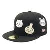 59FIFTY Chiikawa Size 7 5950 AO CHIIKAWA FRIENDS BLK [New Era] Cap, Collaboration, Black, 3/4,