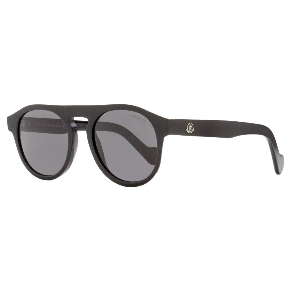 

Moncler Овальные солнцезащитные очки унисекс ML0073 01A Черные 51 мм 01a