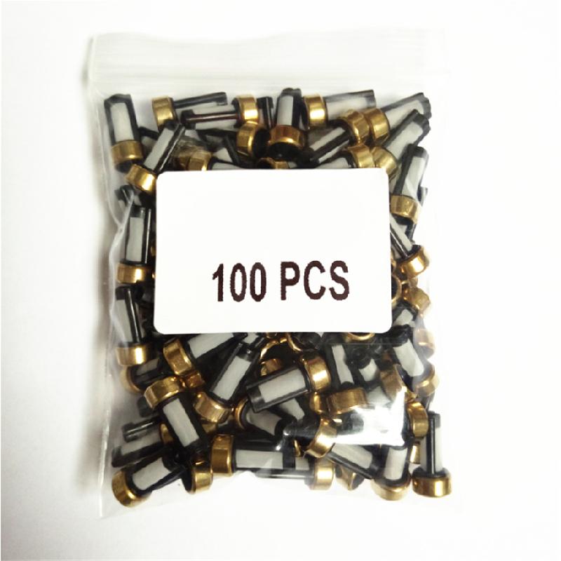 

100 Pcs Universal Fuel Injector Micro Basket Filter For Asnu03C Injector Repair Kits