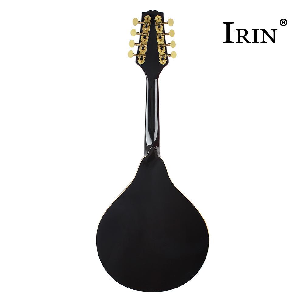 Sunset Spruce Wood Electroacoustic Eight-String Tibetan Mandolin with EQ
