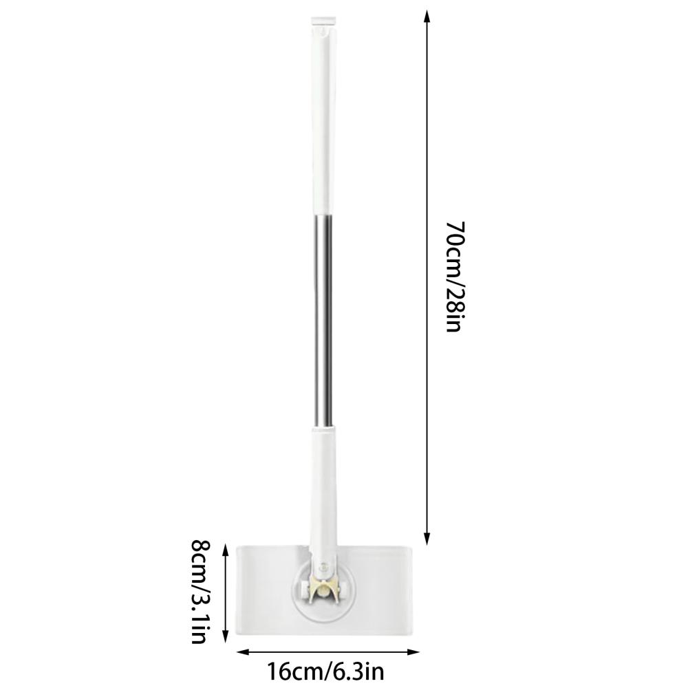 Automatic Cloth Changing Mini Mop Portable Flat Dust Mop With Rotating Heads Hands-free Mini Mop Hardwood Floor Mop