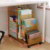 Zhaiwanjia Movable Under-Desk Bookshelf Cart