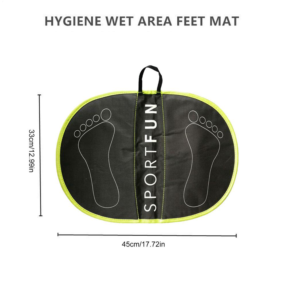 

Portable Waterproof Wetsuit Changing Mat Feet Pad Grounding Mat Surf Diving Swimsuit Feet Pad Dry Bag for Sailing зелёный