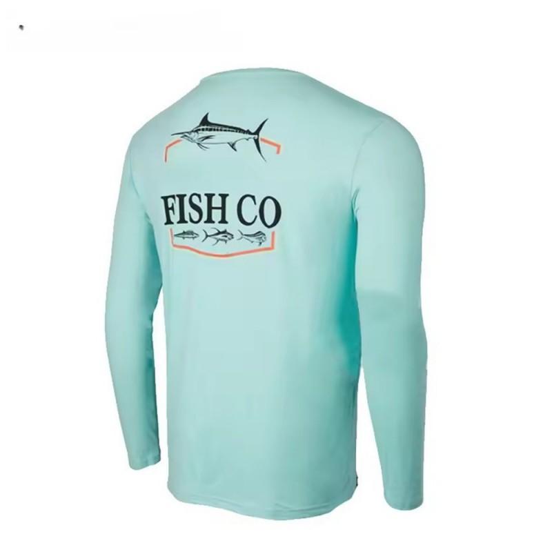 

Anti-ultraviolet Fishing Clothes Top Outdoor Breathable Shirt Long Sleeves Sun-protected 4XL