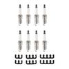 8 Pack Square Ignition Coil & Spark Plug Wire For Chevy GMC 4.8L 5.3L 6.0L 8.1L