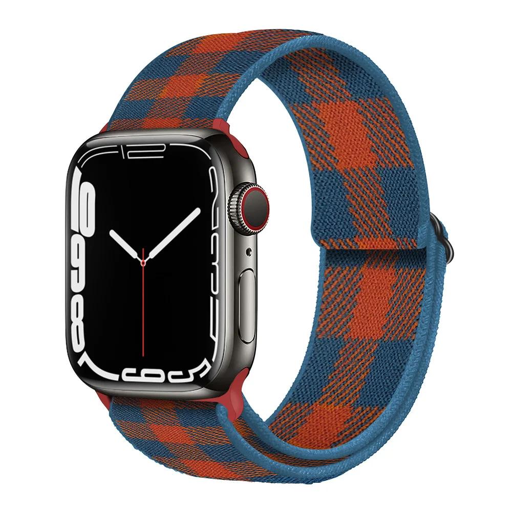 Nylon Loop Strap for Apple Watch Band 44mm 40mm 46mm 42mm 45mm 49mm 41mm 42mm Bracelet iWatch Series Ultra 10 9 8 7 6 5 SE2 Band