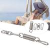 Swing Chair Hammock Spring Carabiner Hooks 8 Shape Rotation Loop Hanging Accessories