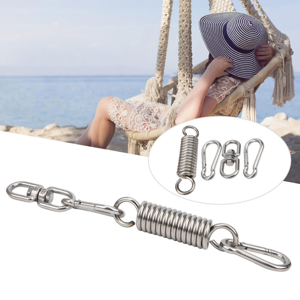 Swing Chair Hammock Spring Carabiner Hooks 8 Shape Rotation Loop Hanging Accessories