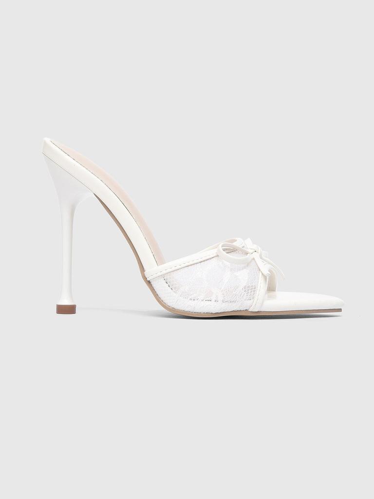 2026 Summer Sexy Mesh High Heel Slides for Women, European and American Style, Sizes 35-43