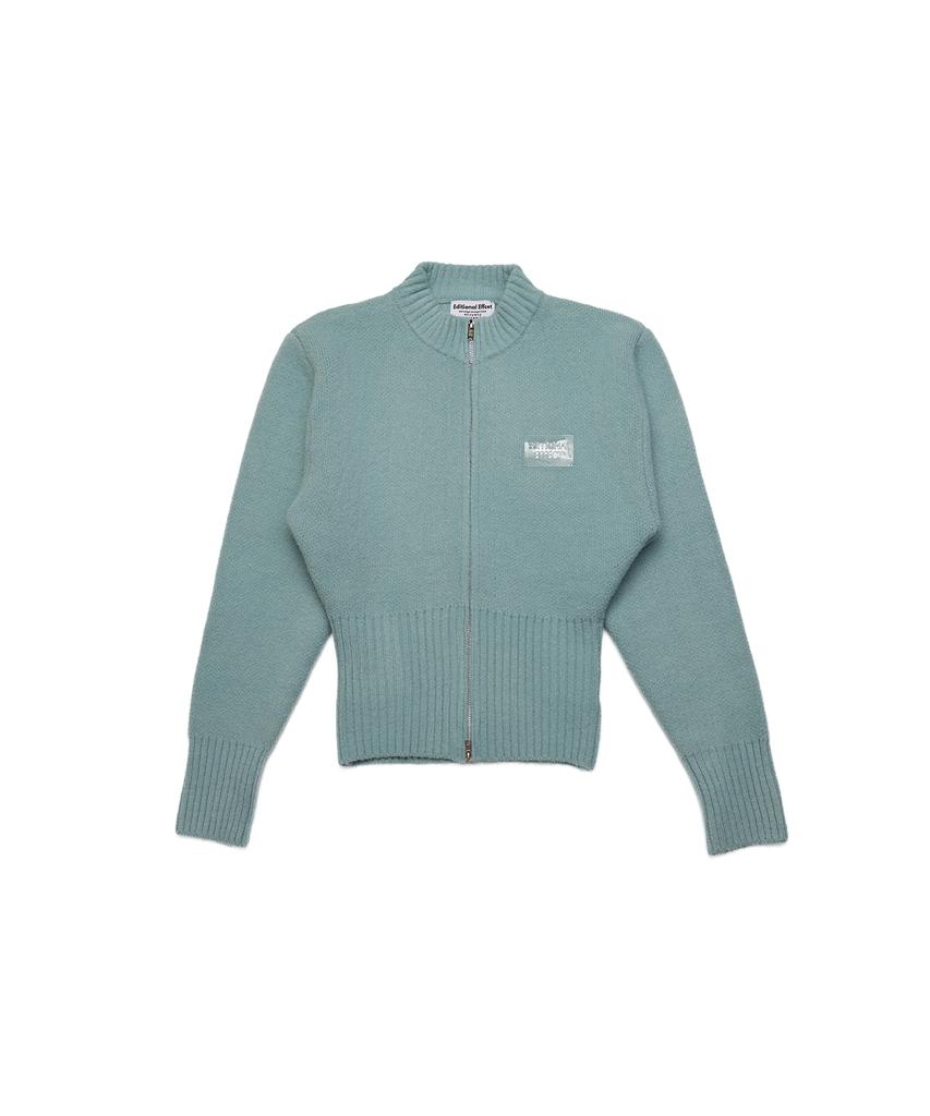 Kainjeu Limited Intentional Edition Knit Zip-Up_Mint