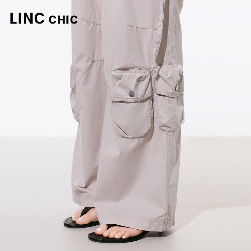 Jinyujie Women's Straight-Leg Cargo Casual Pants