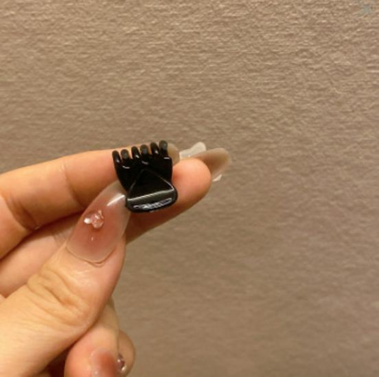 Princess Small Claw Hair Clips for Women - Side Bangs & Forehead Styling