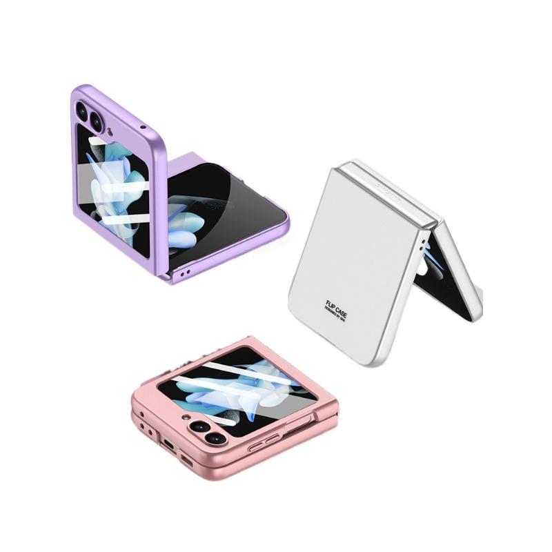 Ultra-thin Case for Samsung Galaxy Z Flip 6 Flip6 5G Shockproof Skin Feel with Front Screen Film Protective Cover