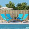Beach Towels 4 Pcs Turquoise 60x135 Cm Fabric 400 GSM