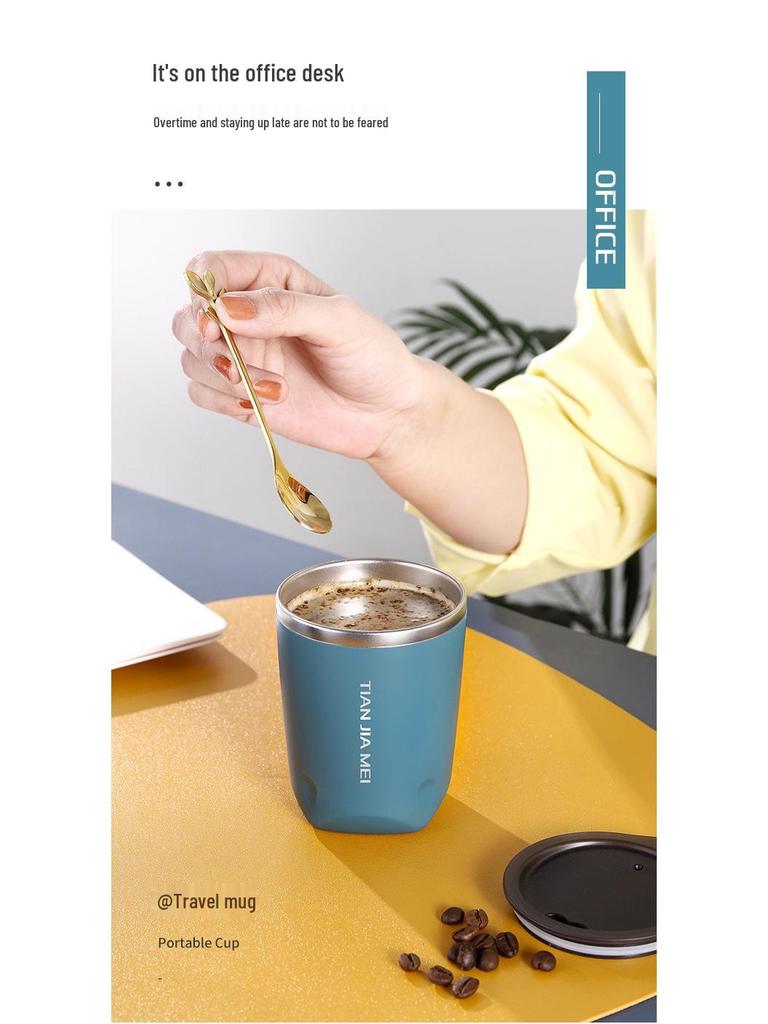 304 High-End Outdoor Office Coffee Tumbler – Colorful, Portable, and Insulated