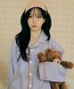 [Dossy] 2-Piece Silky Fit Sierre Long-Sleeve Couple Pajama Set [Shipped from Korea] 100% Authentic