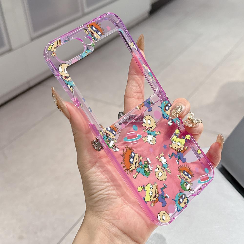 

Hot Fashion Game CS Clear GO Metal Connector Phone Case for Samsung Galaxy Z Flip3 Flip4 Flip5 Flip6 Flip7 Candy Color Soft TPU Samsung Z Flip7 5G