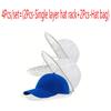 Baseball Cap Washer for Washing Machine Anti-Deformation Hat Cleaner Cage with Mesh Laundry Bag