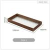 HeMu Vintage cherry-apple flower glass wooden tray tabletop decoration set aromatreatment tea sea reception tea tray