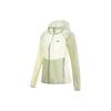 Li Ning Running Series Effen Kleur Lichtgewicht Sport Zonnebeschermingsjack Damesjack Iepgroen Reflecterend Zilver AFDT418-1