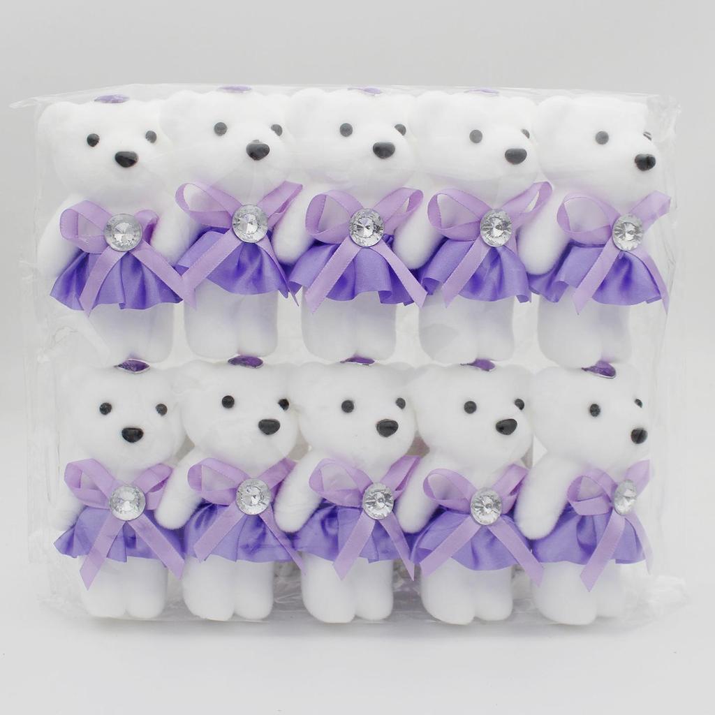 Cartoon Bouquet Doll Gift Bag - Ice Cream Foam Bear