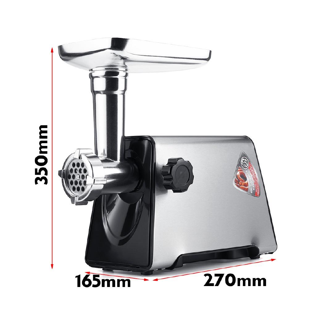 3000W 300obr/min Komercyjna maszynka do mięsa ze stali nierdzewnej 3 noże 3 tuby Maszynki kuchenne rzeźnicze Łatwe do czyszczenia Trwałe