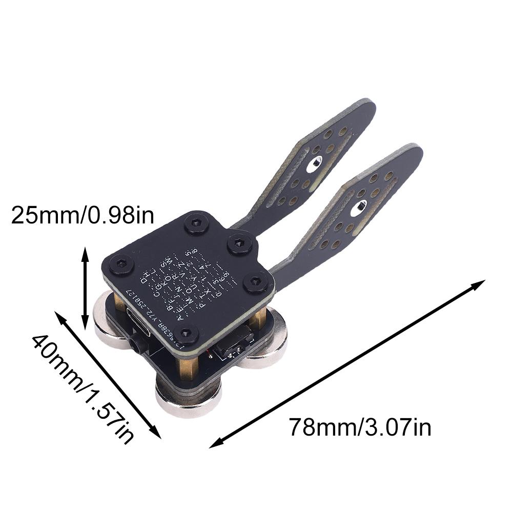 Keyer Automatic Trainer With PCB Double Paddle Equipped With Four Strong Nd Magnets For Morse Key Ham Radio Practice