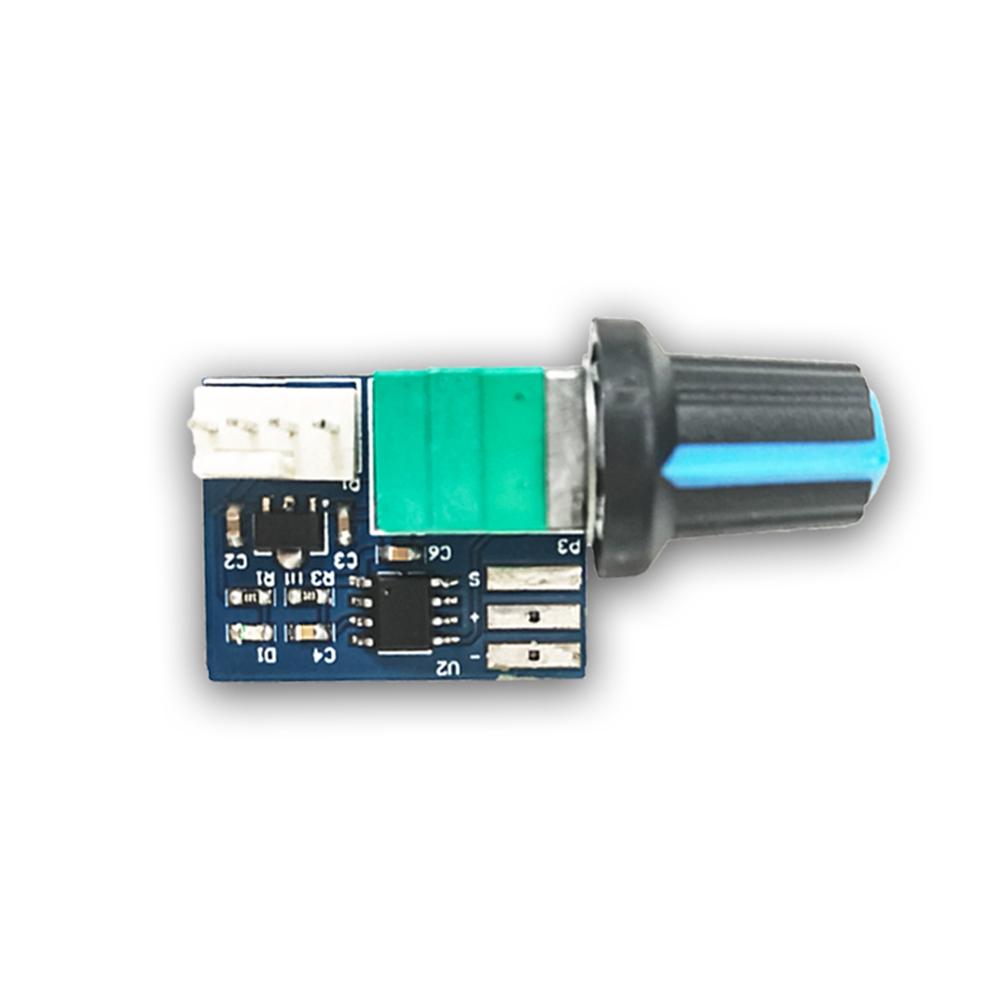 

4 Pin PWM Fan Speed Motor Controller With Knob Switch 1-channel Fan Speed Regulator Electrical Equipment Governor For laptop Fan