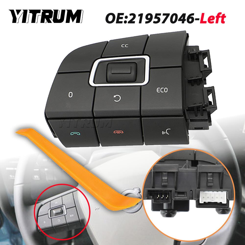 YITRUM 22629276 Truck For Volvo FM/FH V4 VOL Steering Wheel Switches Module Left/Right 21957047 21957046 22372592 21957049 Switches4