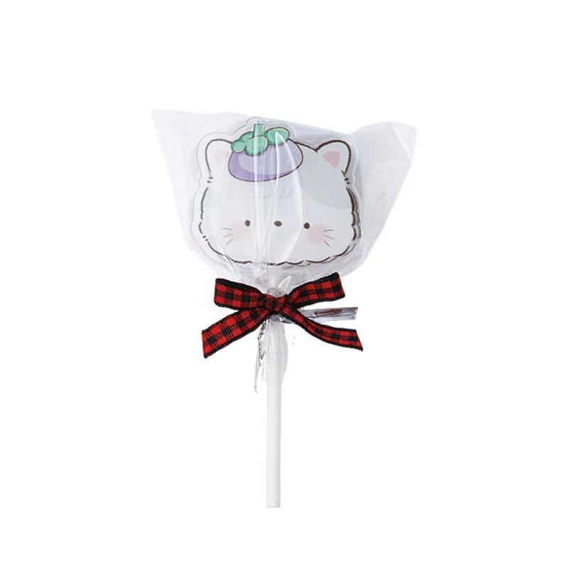 Lollipop Acrylic Clip Creative Commemorative Gift PP Clip Hand Account Clip Memo Clip Exam Paper Book Clip