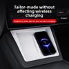 Autocollant de Voiture Pour Tesla Model 3 Y Juniper Highland 2023-2025 Rafraîchi Chargeur Sans Fil Pad en Silicone Console Centrale de Voiture Pad Antidérapant Voiture