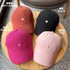 Summer sunscreen cap love embroidery fashion versatile baseball cap can tie a ponytail to show the face small empty top hat