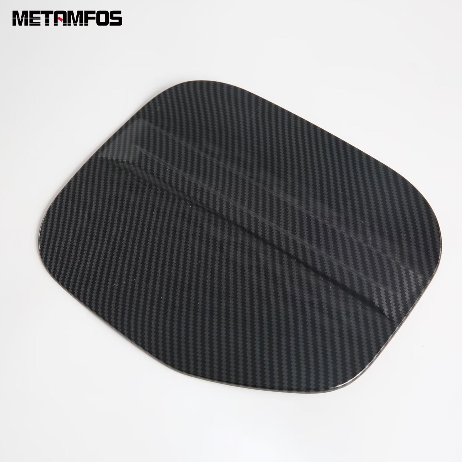For Subaru Forester 2025 2026 Carbon Fiber Style Fuel Tank Cap Gas Oil Filler Cover Trim Bezel Exterior Accessories Car Styling ABS Carbon Fiber