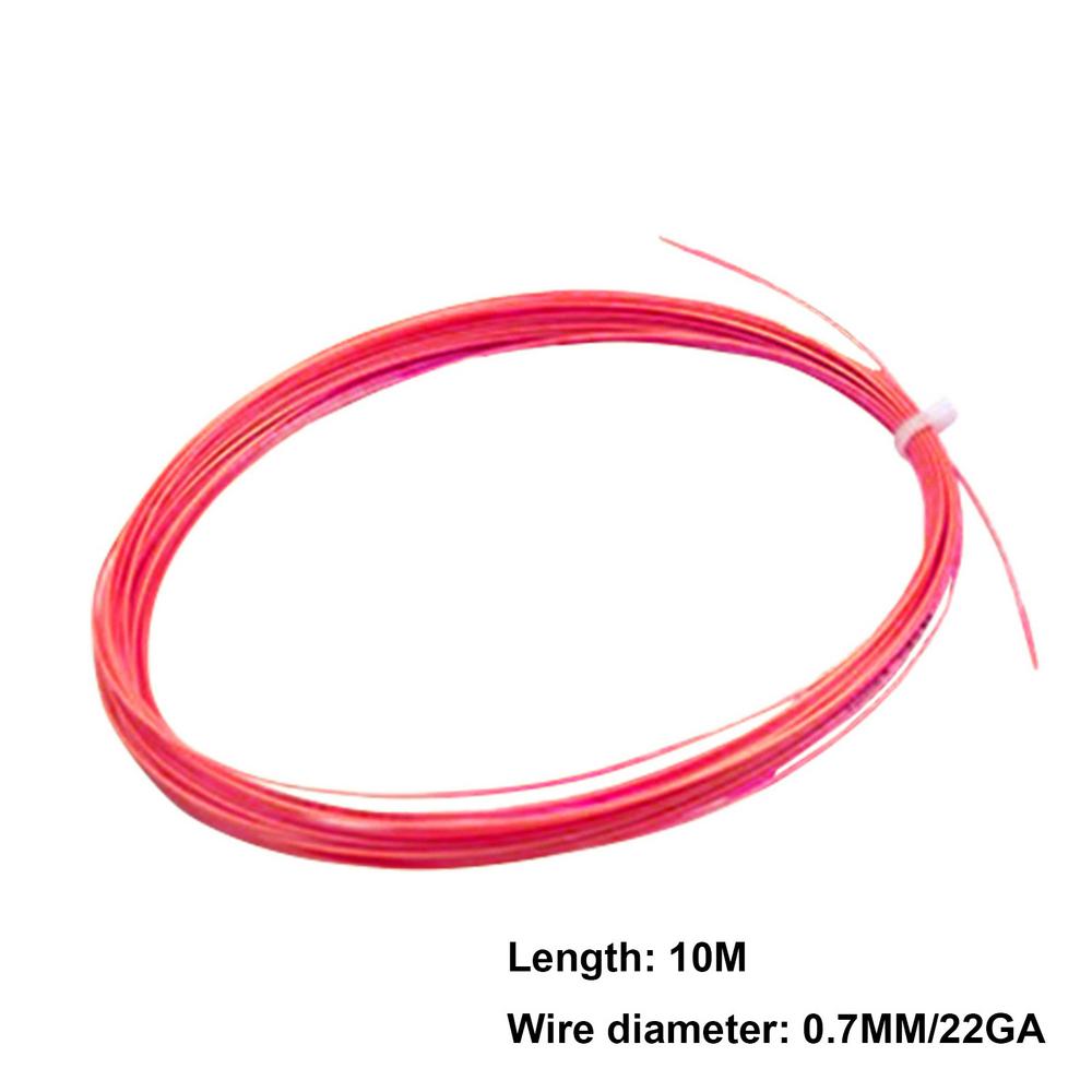 

1pcs BG65 Badminton String Lines Badminton Training Racket String 0.7mm*10m Badminton Racquet Lines червоний