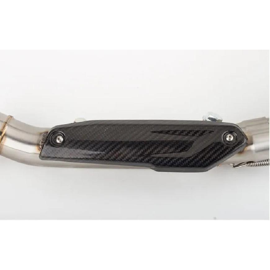 Slip-On Auspuff für BMW F900 F900R F900XR Motorrad Auspuff Modifizierter Schalldämpfer Auspuff Kohlefaser Hitzeschutzblech