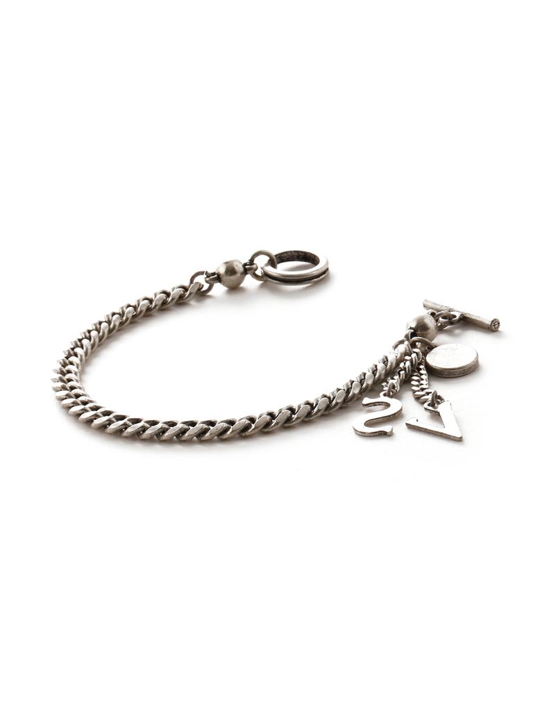 Shoveoff Svb - #231 Sv Antique Silver Chain Bracelet