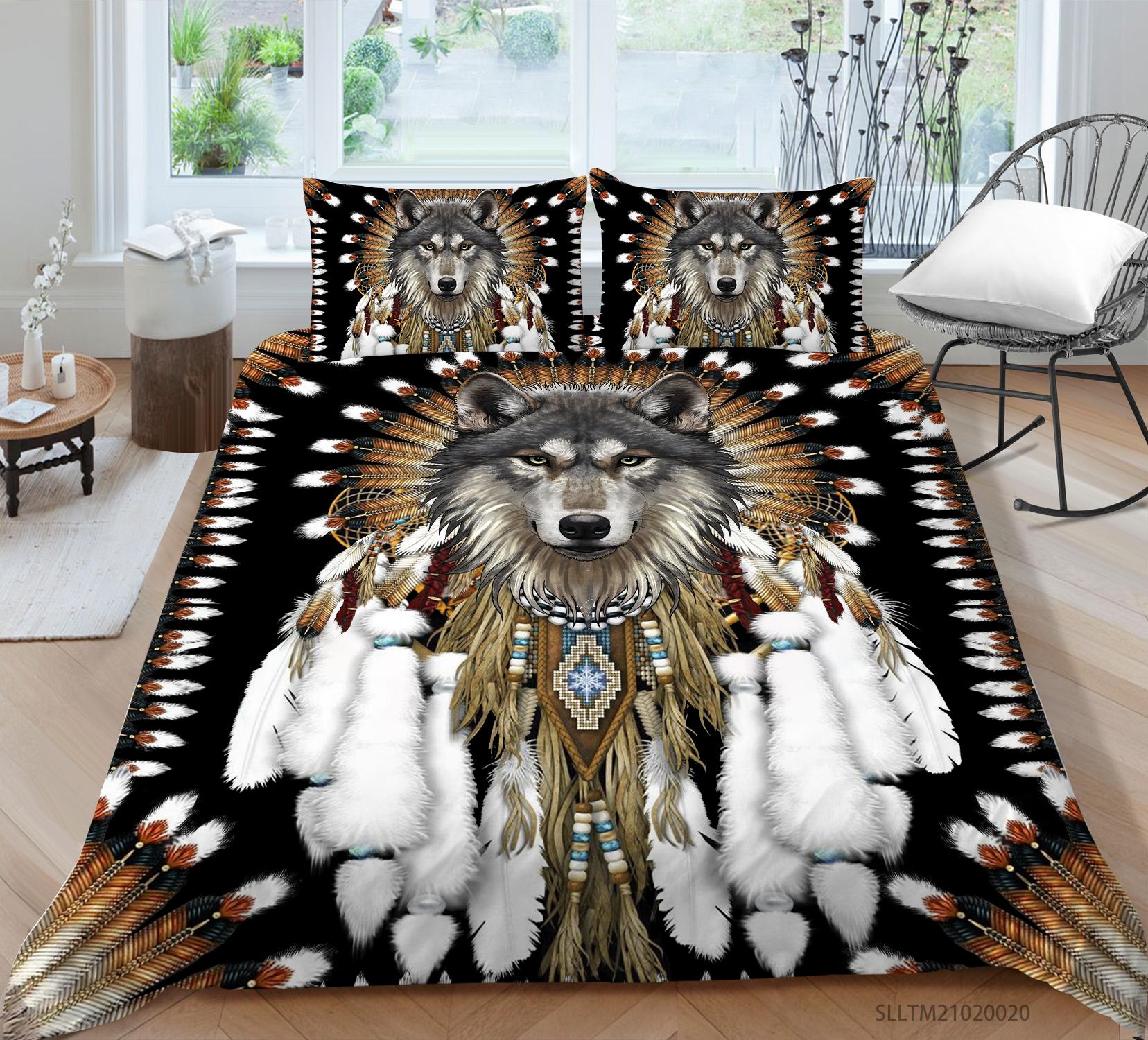 

Комплект постельного белья для домашнего декора, 3D принт «Ловец снов», пододеяльник, мягкие пододеяльники из полиэстера, студенческая кровать в общежитии EU Single 135x200cm