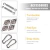 304 Stainless Steel Sun Shade Sail Hardware Kit for Square/Rectangular Installations