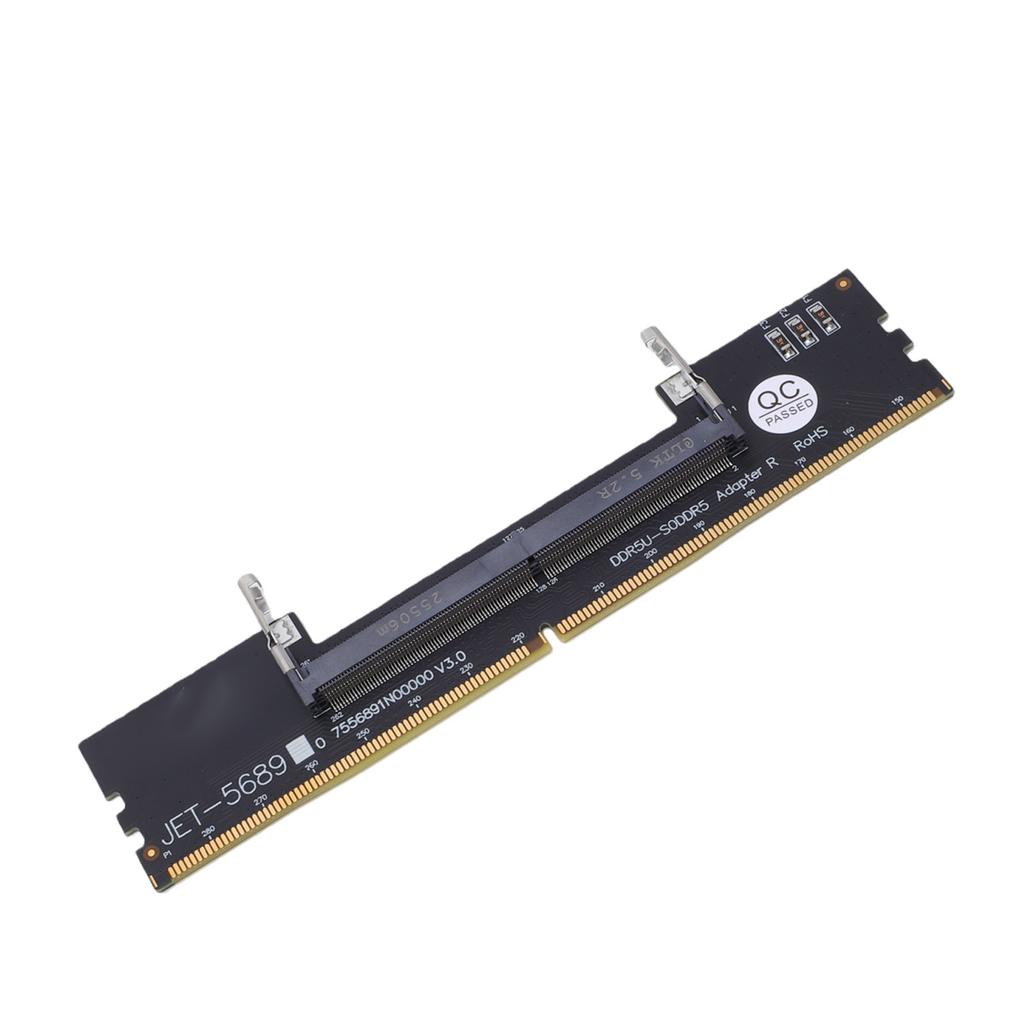 DDR5 U-DIMM to SO DDR5 RVS Adapter Card Laptop to Desktop Memory Converter for Computer Repair and Maintenance