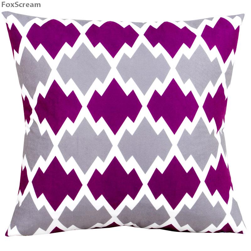 Nordic Style Decorative Pillows Cushion Yellow Gray Geometric Cases Cover Home Decor Black White