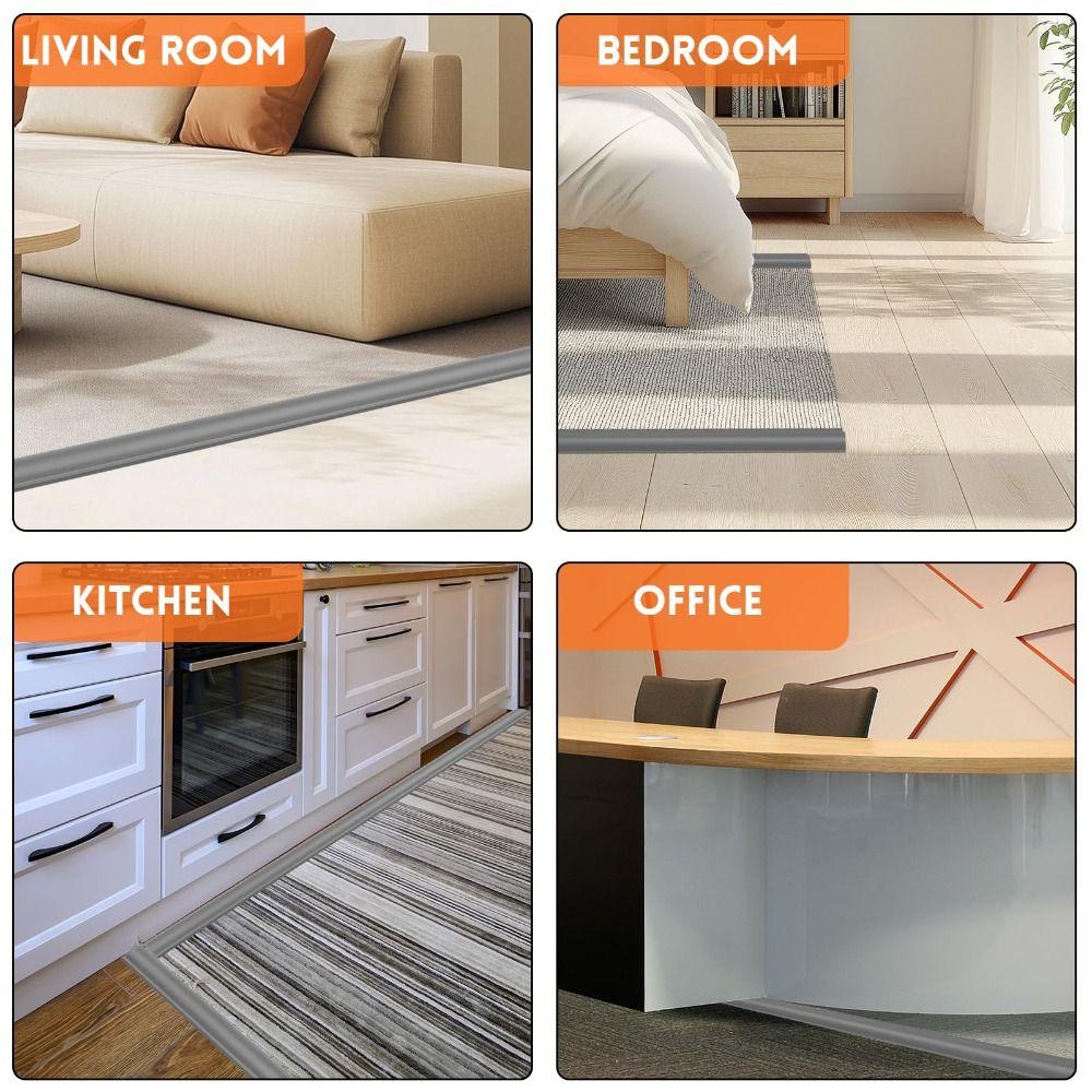Klippbar gulvovergangslist selvklebende flisovergangsdeksel flis