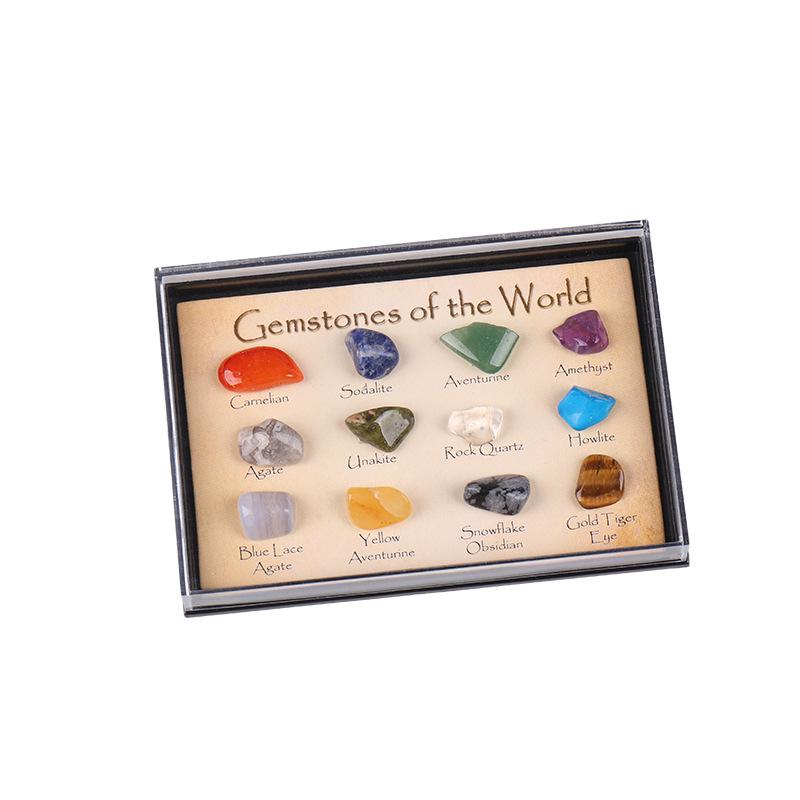 Natural Stone Specimen Set Creative Crafts Student Gift Crystal Stone