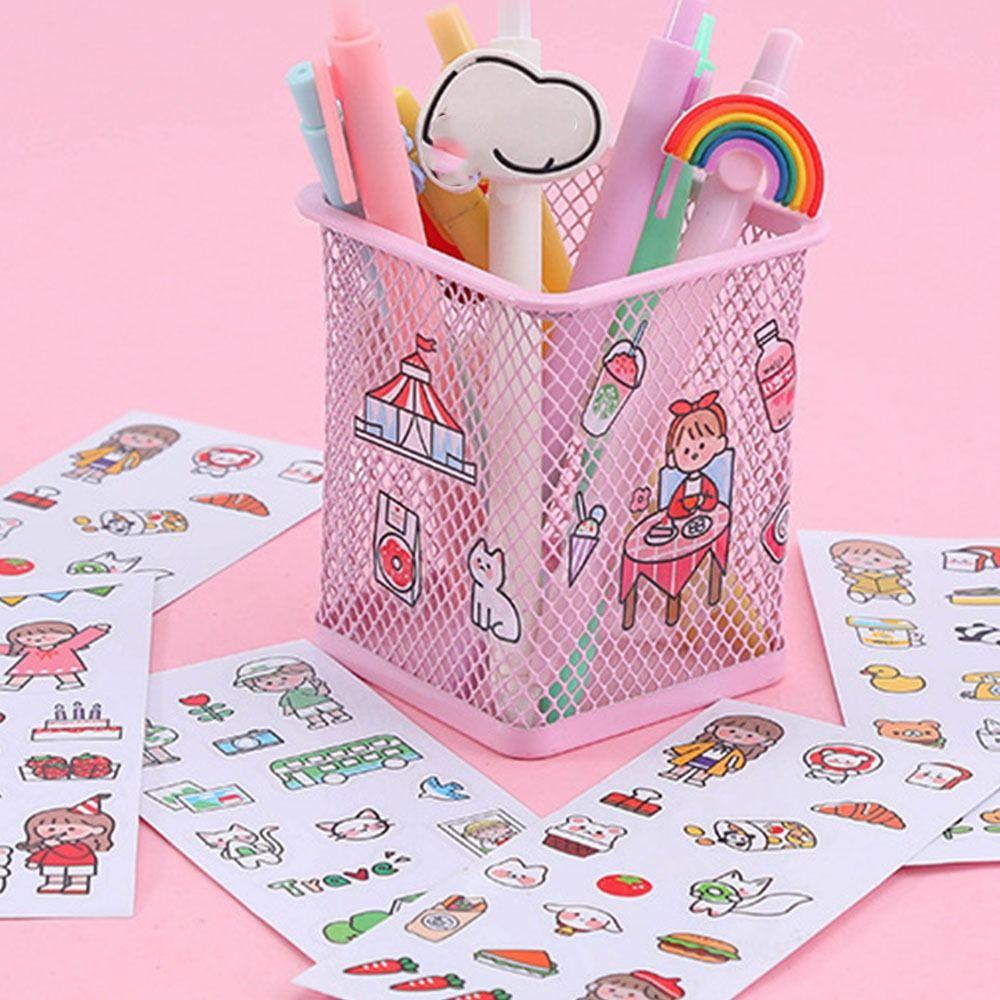 Creative Diary Stickers Cartoon Stickers Water Cup Accessories Mobile Phone Sticker