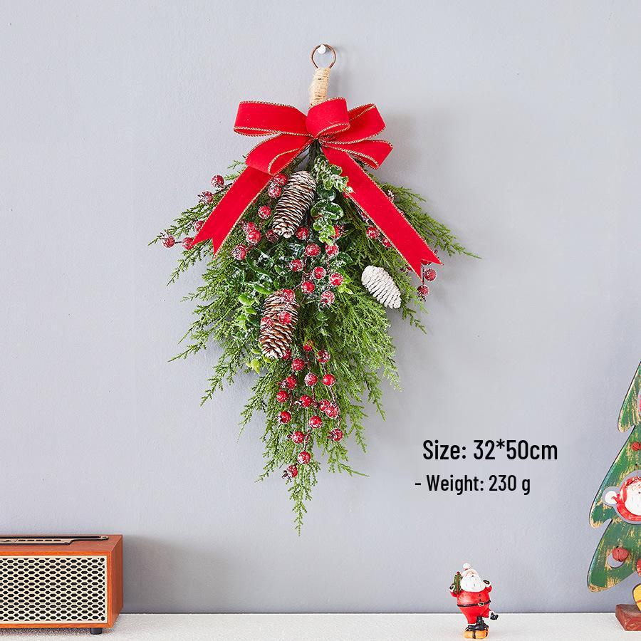 Old Man Snowman Wooden Ladder & Letter Sign Christmas Tree Ornaments for Door & Window Decorations