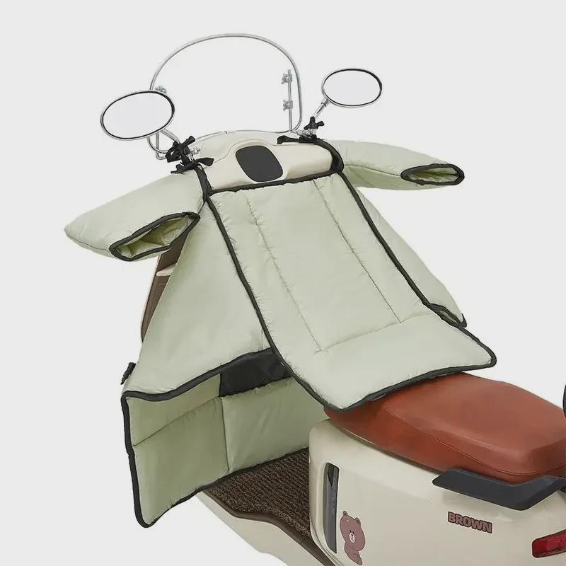 Winter Split Doppelseitige Wasserdichte Windschutzscheibe für Elektro- und Kleinmotorräder