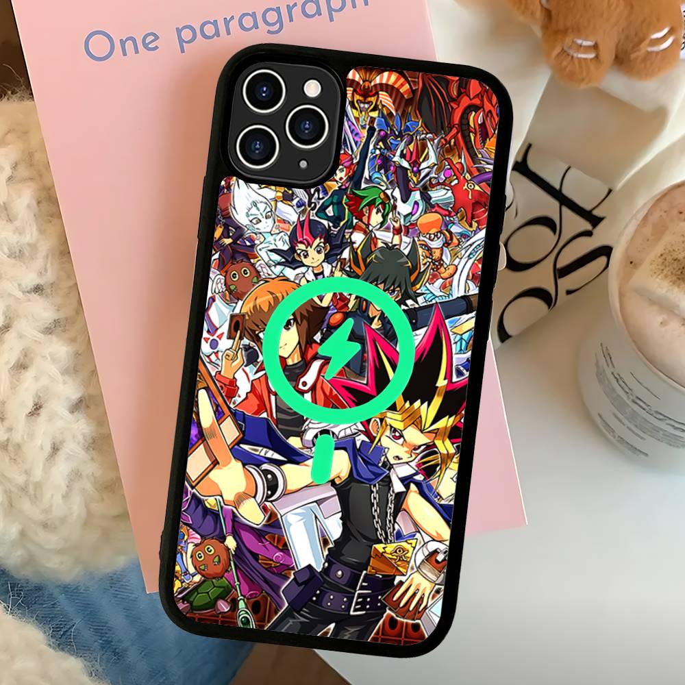 Amine Yu Gi Oh Classic For Magsafe Magnetic Phone Case For IPhone 17 16 Pro Max 15 Plus 14 13 12 11 Cover