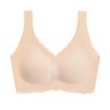 Wave Pattern U-shaped One Piece Underwear for Women Gathered with Jelly Glue Seamless Back and Steel Ring Bra