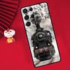 Train Steam Engine Case For Samsung Galaxy S24 S26 Ultra S21 S22 S20 S23 S25 Ultra Plus S10 S25 FE Cover Funda